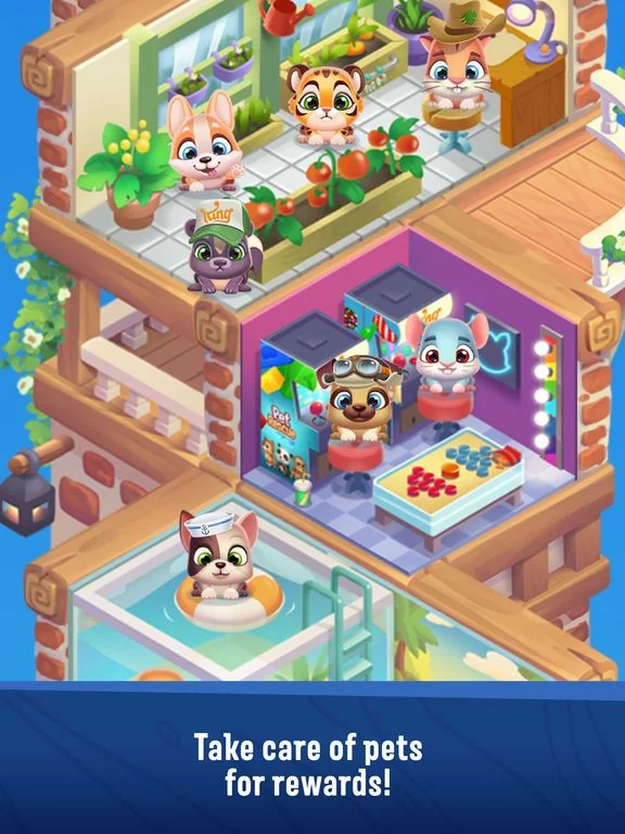 Изображение игры: Pet Rescue Puzzle Saga