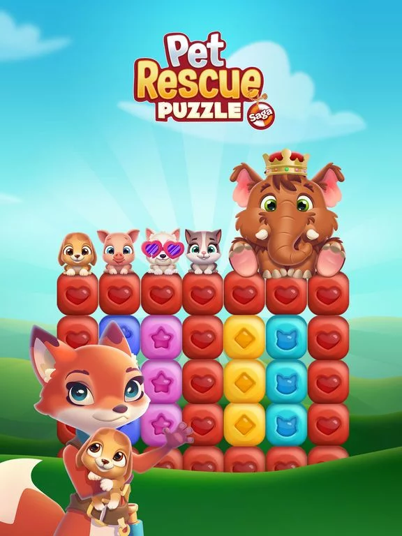 Изображение игры: Pet Rescue Puzzle Saga