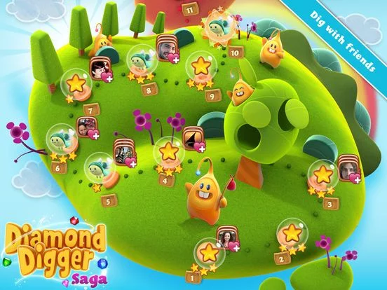 Изображение игры: Diamond Digger Saga