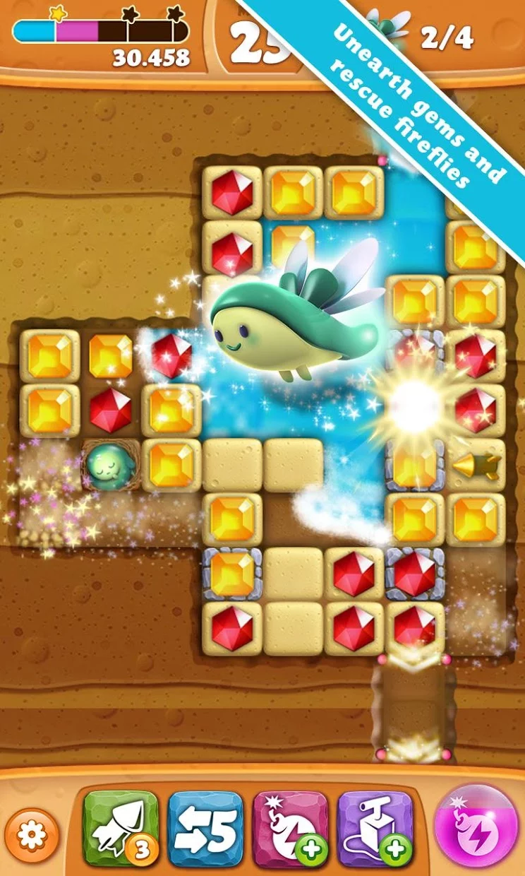 Изображение игры: Diamond Digger Saga