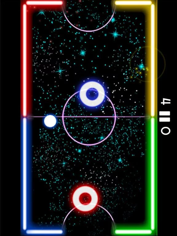 Изображение игры: Glow Hockey HD - Best Neon Light Air Hockey