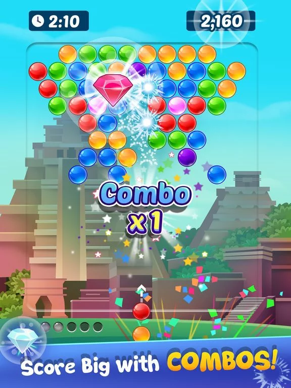 Изображение игры: Bubble Shooter Arena - Skillz