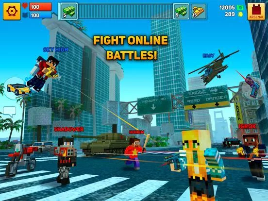 Изображение игры: Block City Wars: Mafia Town