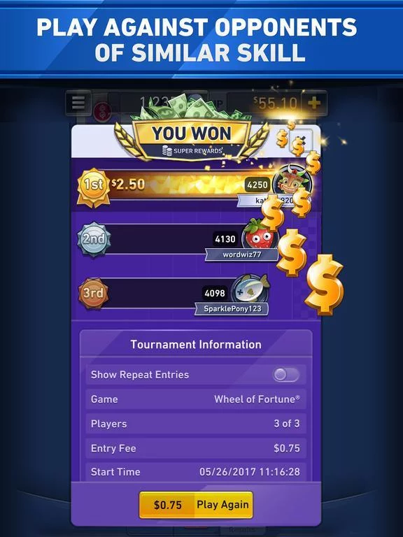 Изображение игры: WorldWinner: Play for Cash