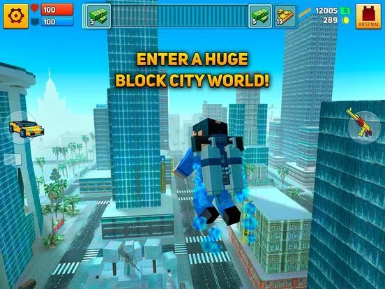 Изображение игры: Block City Wars: Mafia Town