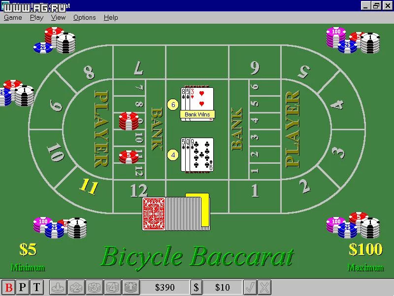 Изображение игры: Bicycle Casino: Blackjack, Poker, Baccarat, Roulette