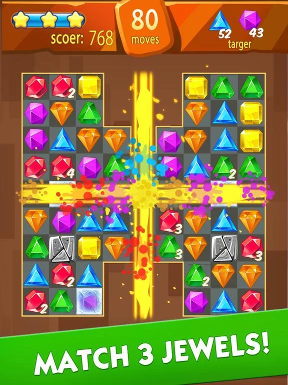 Изображение игры: Jewel Fever - Match 3 Games