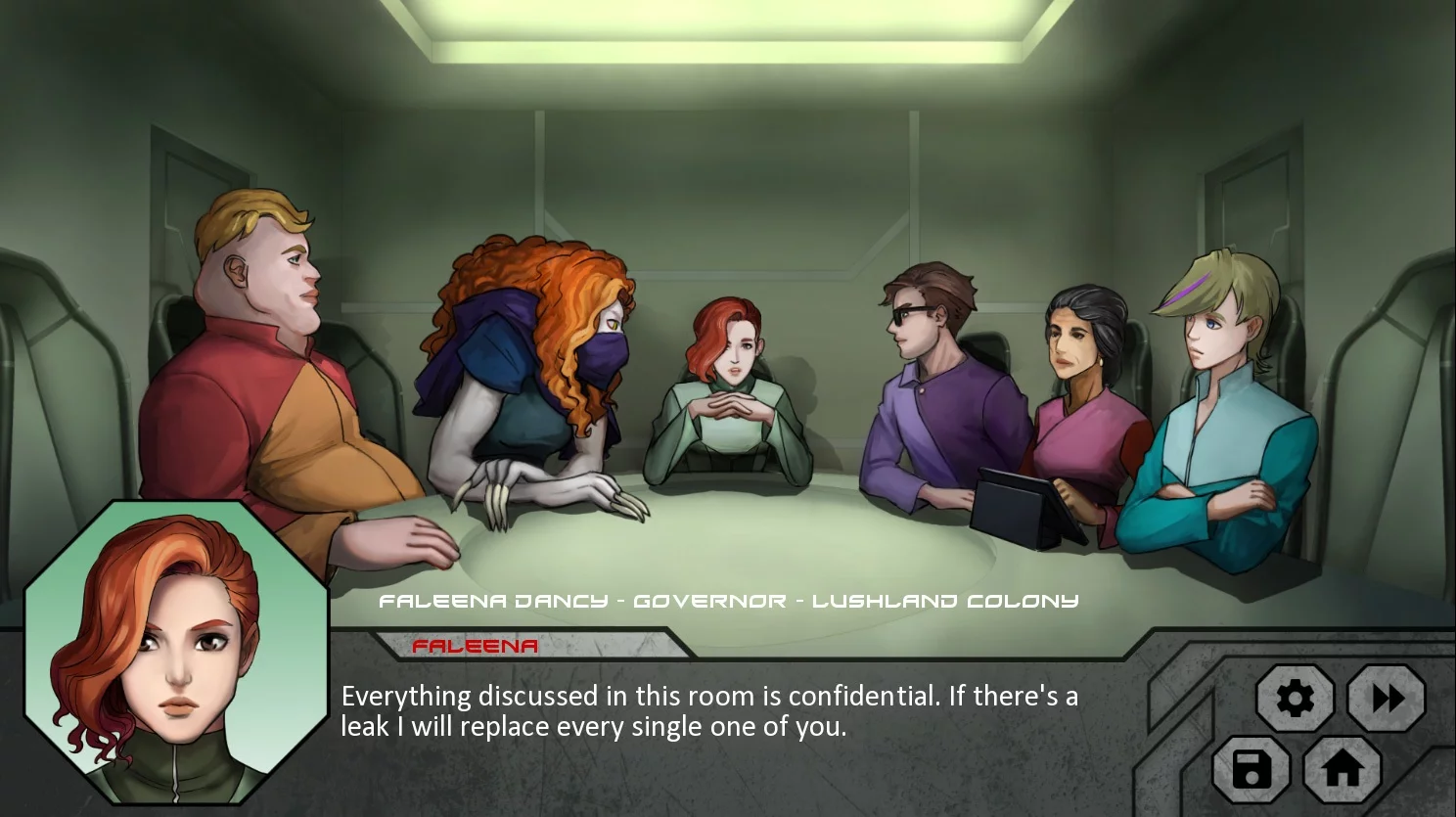 Изображение игры: Cannibal Lottery - Horror Visual Novel