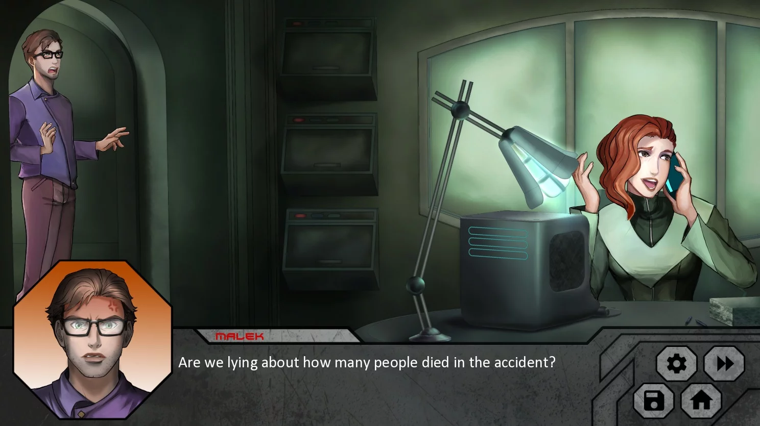 Изображение игры: Cannibal Lottery - Horror Visual Novel