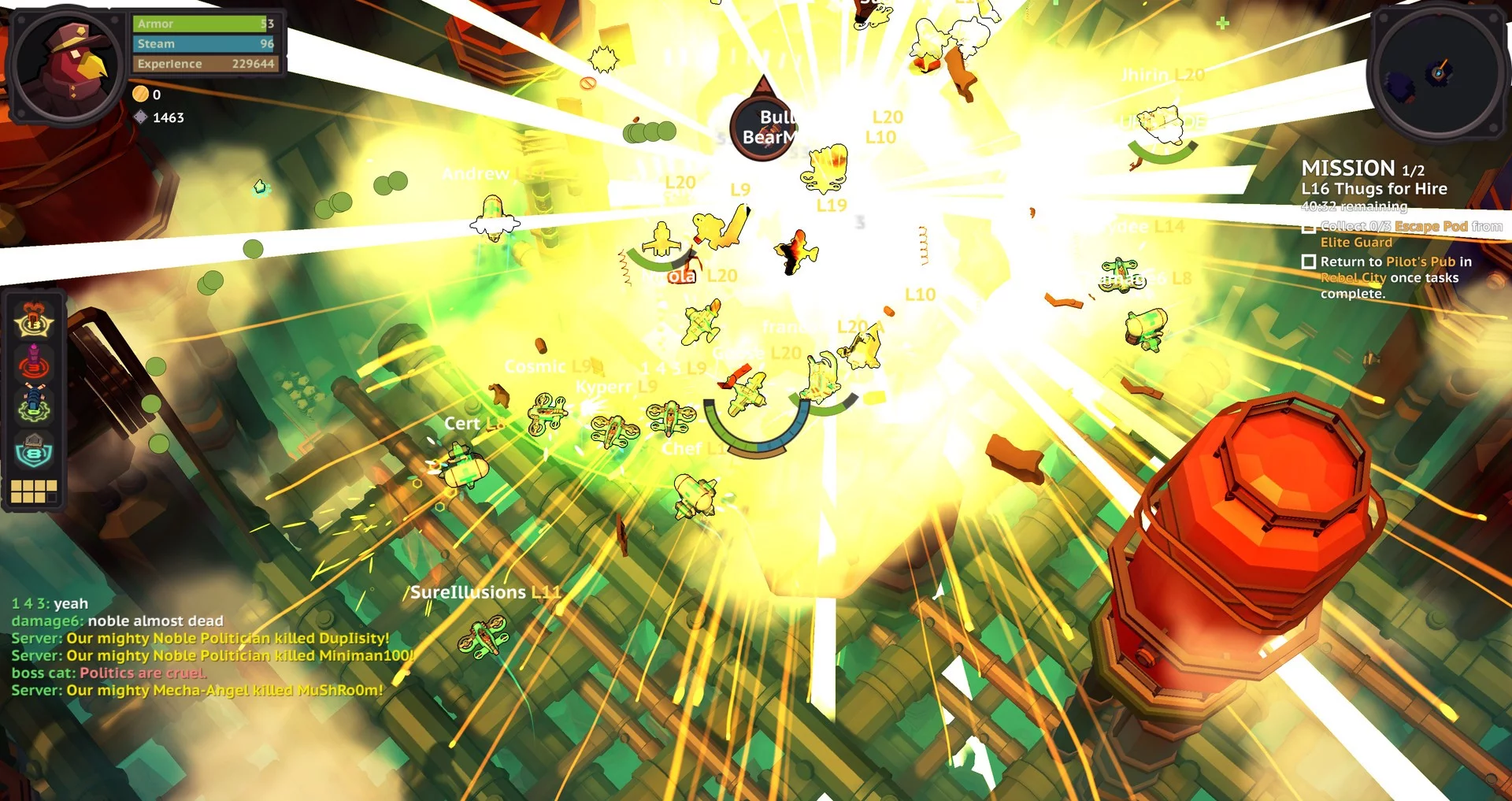 Изображение игры: Steambirds Alliance Beta