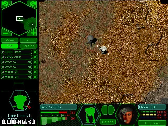 Изображение игры: MissionForce: CyberStorm