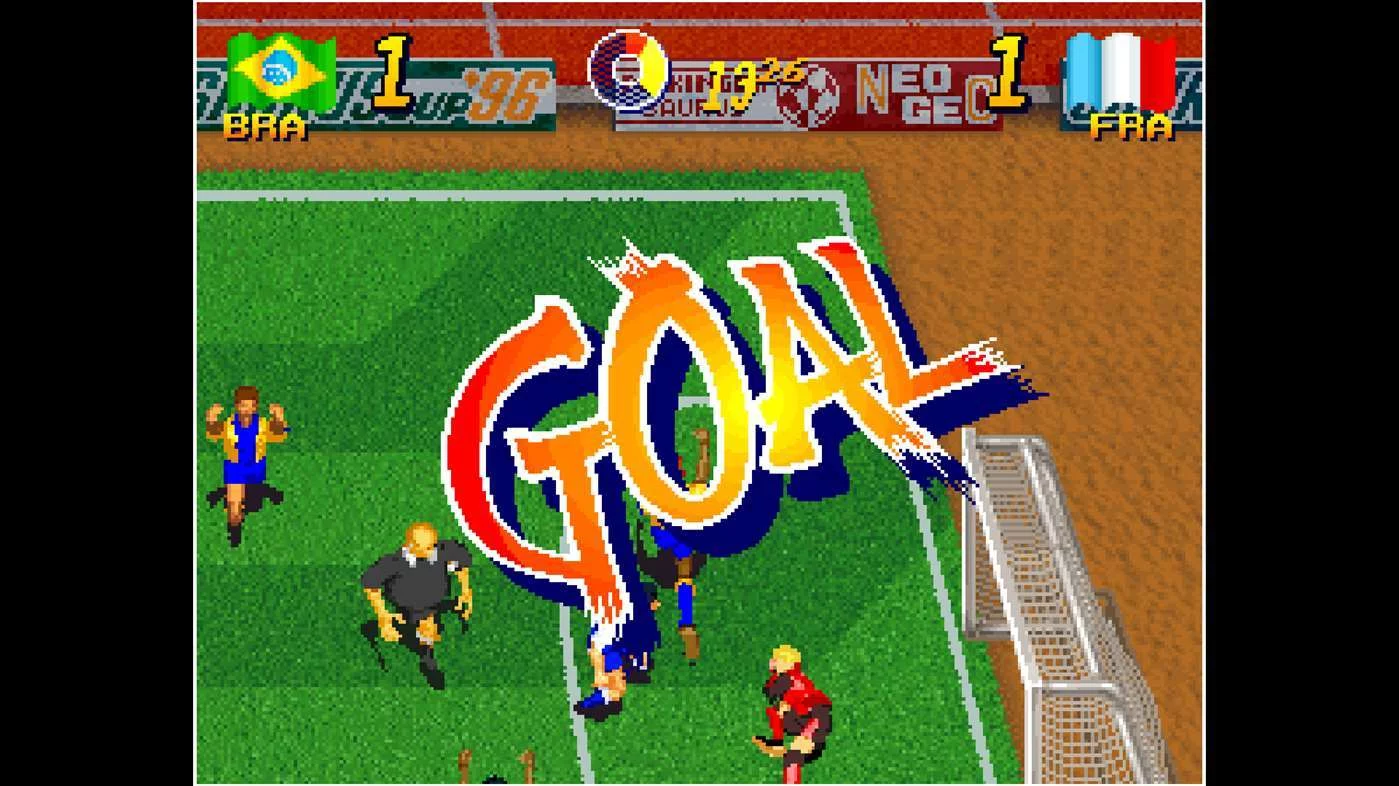 Изображение игры: ACA NEOGEO PLEASURE GOAL： 5 ON 5 MINI SOCCER