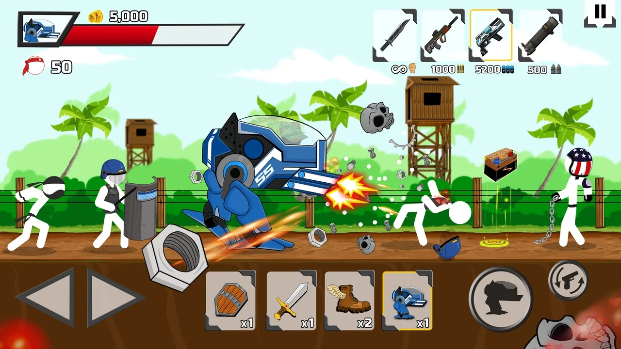 Изображение игры: Stickman maverick: bad boys killer