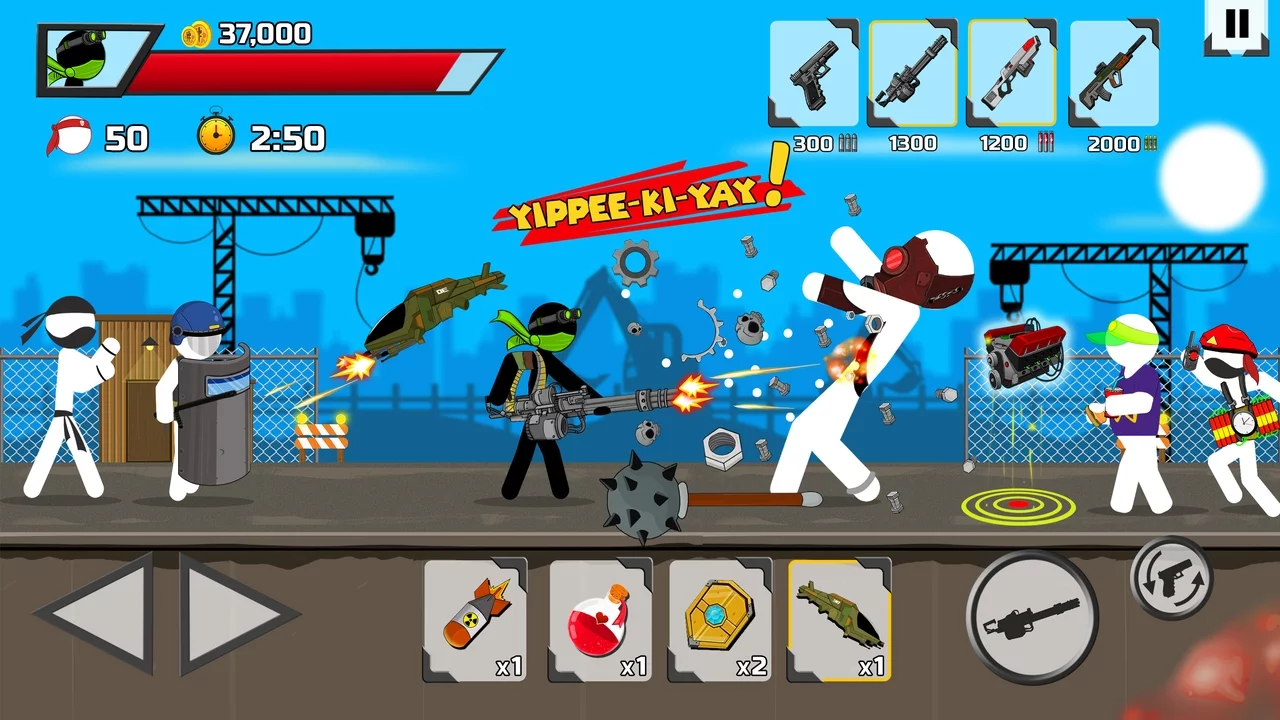 Изображение игры: Stickman maverick: bad boys killer