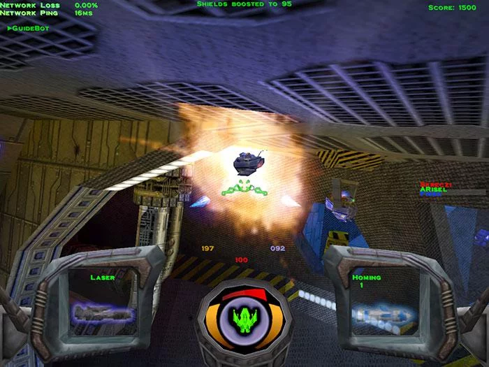 Изображение игры: Descent 3 + Mercenary