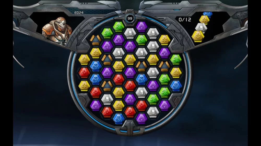 Изображение игры: Puzzle Quest Galactrix