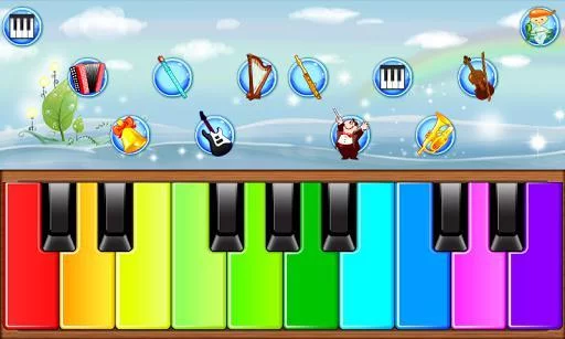 Изображение игры: Children's piano.