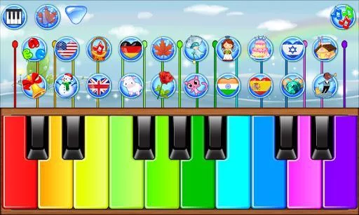 Изображение игры: Children's piano.