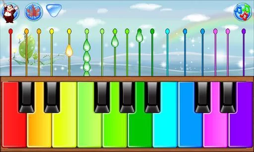 Изображение игры: Children's piano.