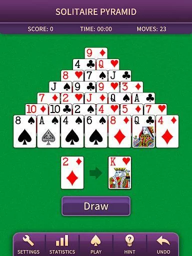 Изображение игры: Pyramid Solitaire Pro