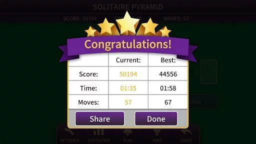 Изображение игры: Pyramid Solitaire Pro