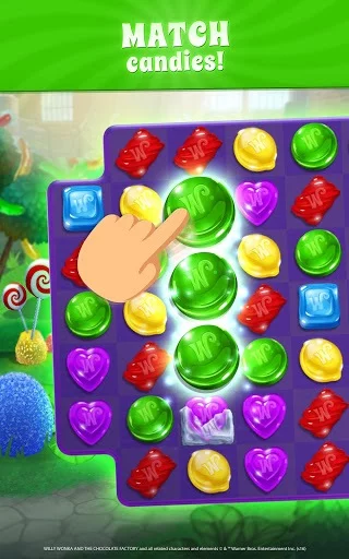 Изображение игры: Wonka's World of Candy – Match 3