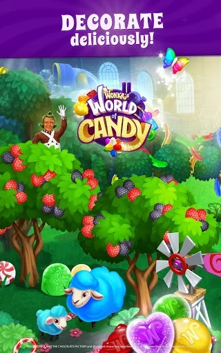 Изображение игры: Wonka's World of Candy – Match 3