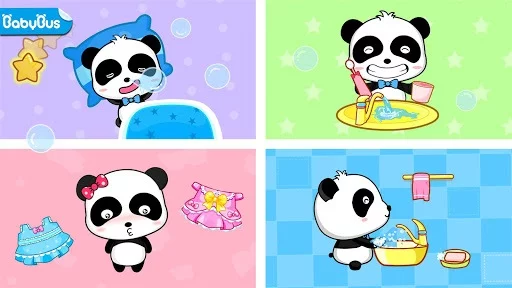 Изображение игры: Baby Panda's Daily Life