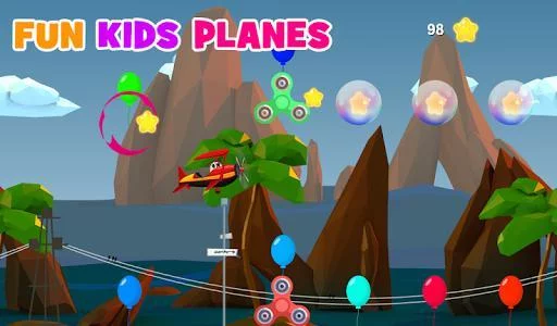 Изображение игры: Fun Kids Planes Game