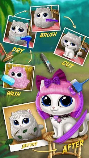 Изображение игры: Baby Jungle Animal Hair Salon