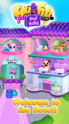 Изображение игры: Kiki & Fifi Pet Hotel– My Virtual Animal House
