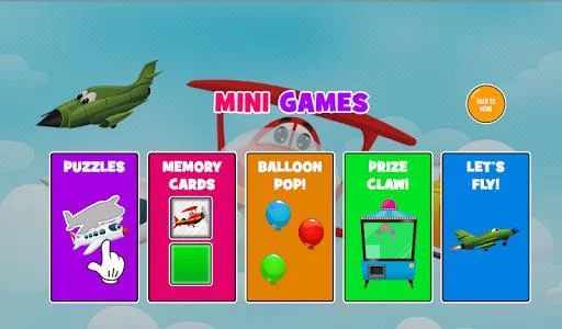 Изображение игры: Fun Kids Planes Game