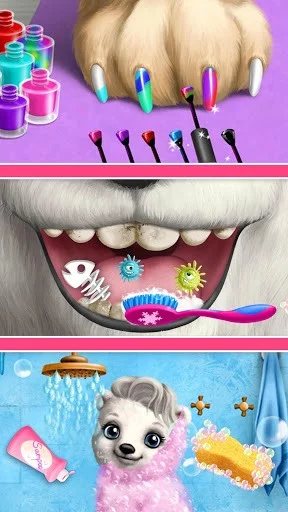 Изображение игры: Christmas Animal Hair Salon 2
