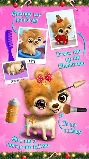 Изображение игры: Christmas Animal Hair Salon 2