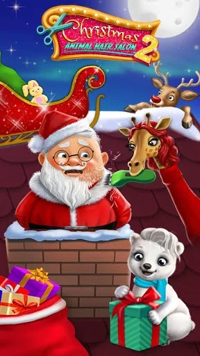 Изображение игры: Christmas Animal Hair Salon 2