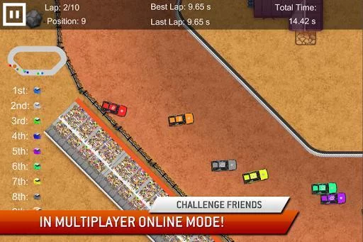 Изображение игры: Dirt Racing Sprint Car Game 2