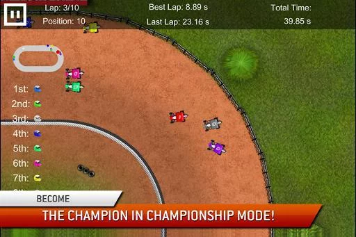Изображение игры: Dirt Racing Sprint Car Game 2