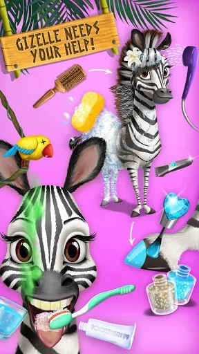 Изображение игры: Jungle Animal Hair Salon 2 - Tropical Pet Makeover