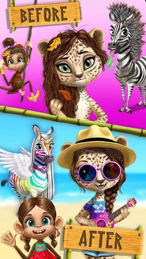 Изображение игры: Jungle Animal Hair Salon 2 - Tropical Pet Makeover