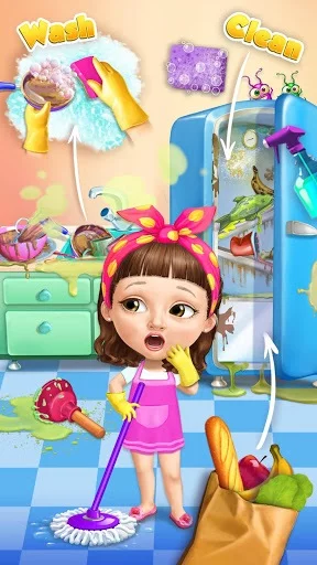 Изображение игры: Sweet Baby Girl Cleanup 5 - Messy House Makeover