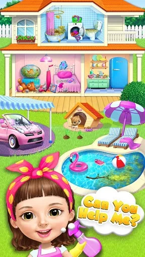 Изображение игры: Sweet Baby Girl Cleanup 5 - Messy House Makeover