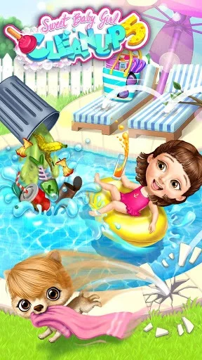Изображение игры: Sweet Baby Girl Cleanup 5 - Messy House Makeover