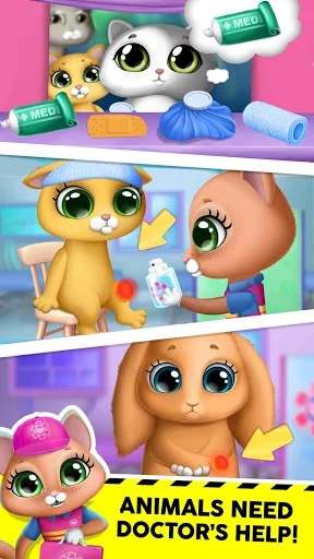 Изображение игры: Kitty Meow Meow City Heroes - Cats to the Rescue!
