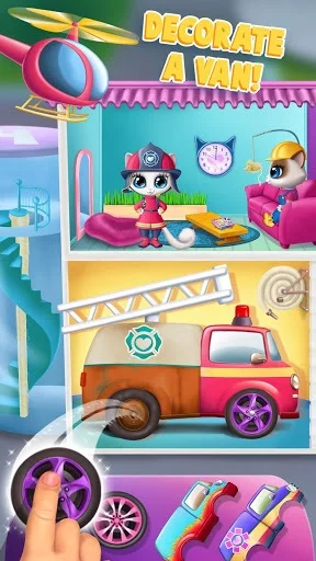 Изображение игры: Kitty Meow Meow City Heroes - Cats to the Rescue!