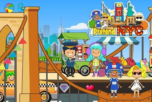 Изображение игры: My Pretend New York City - Big Apple Friends