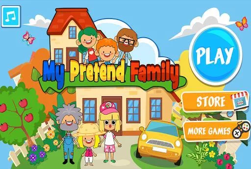 Изображение игры: My Pretend Home & Family - Kids Play Town Games!