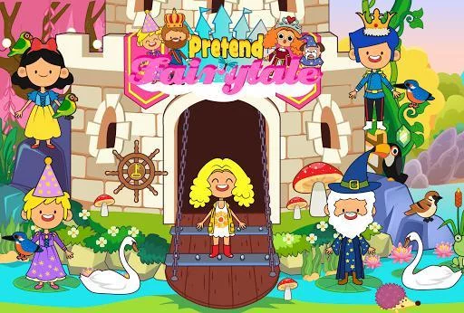 Изображение игры: My Pretend Fairytale Land - Kids Royal Family Game