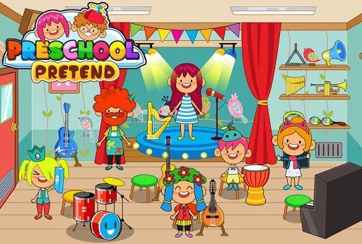 Изображение игры: Pretend Preschool - Kids School Learning Games