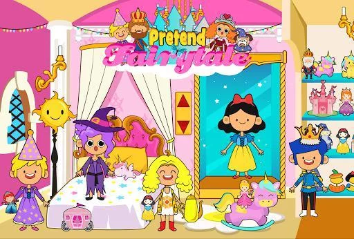 Изображение игры: My Pretend Fairytale Land - Kids Royal Family Game
