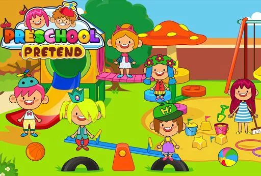 Изображение игры: Pretend Preschool - Kids School Learning Games